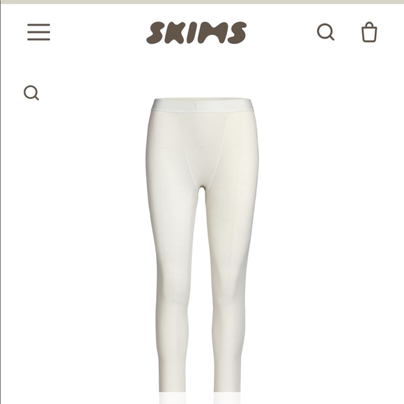 SKIMS Pants - SKIMS cotton rib leggings